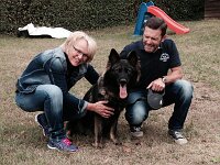 Brigitte und Claude mit Chayenne