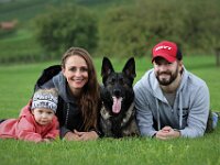 Luana, Melanie, Brave und Fabian