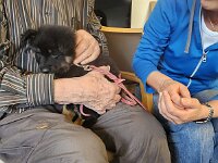 6 Wochen alt  Besuch im Pflegeheim